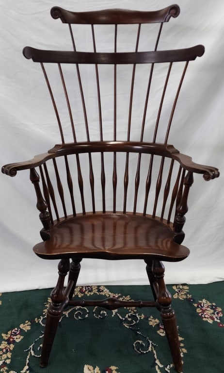 Vintage Windsor Comb-Back Arm Chair (1 of 6)