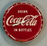 Vintage 12" Round Coca-Cola Thermometer