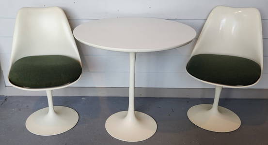 MCM Burke Tulip Dining Table & Chairs
