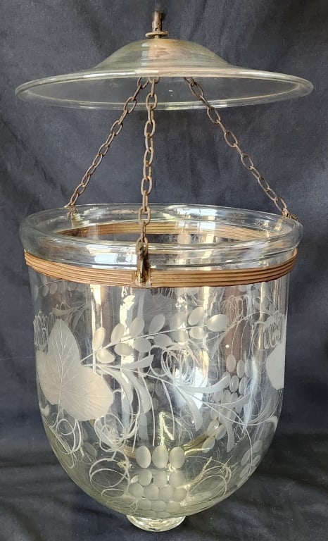 Antique Hand Blown Glass Lantern Jar (1 of 7)