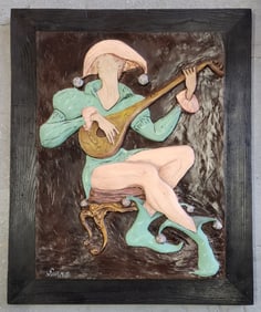 Finesse Originals 'Jester & The Mandolin' Wall Art