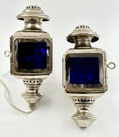Pr. Antique Phares Auteroche Automobile Lamps