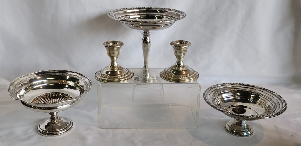 5pc Weighted Sterling Silver Collection