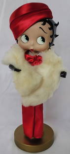 Danbury Mint  Betty Boop 'Unforgettable' Doll: Vintage Danbury Mint Betty Boop 'Unforgettable' porcelain doll. Designed by Syd Hap. Includes original box. Doll approximately 13.5"h. Photos are considered part of the condition and description. 819-