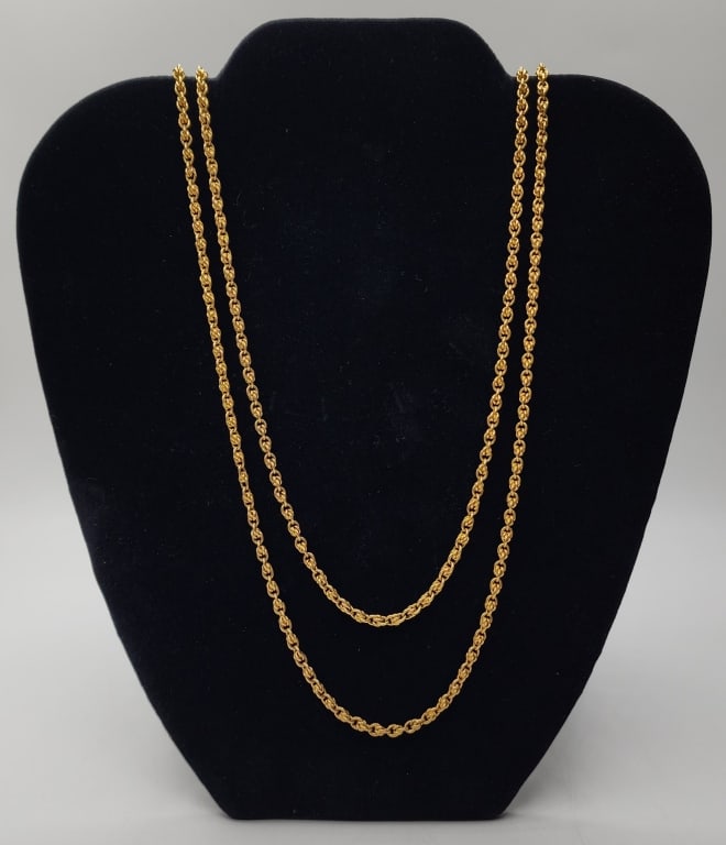 18k Rope Link Chain - 25.68g (1 of 4)