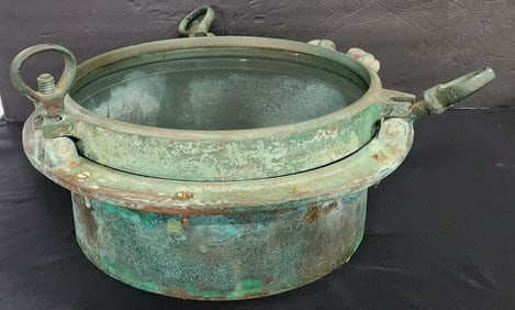 Antique Brass Maritime Porthole