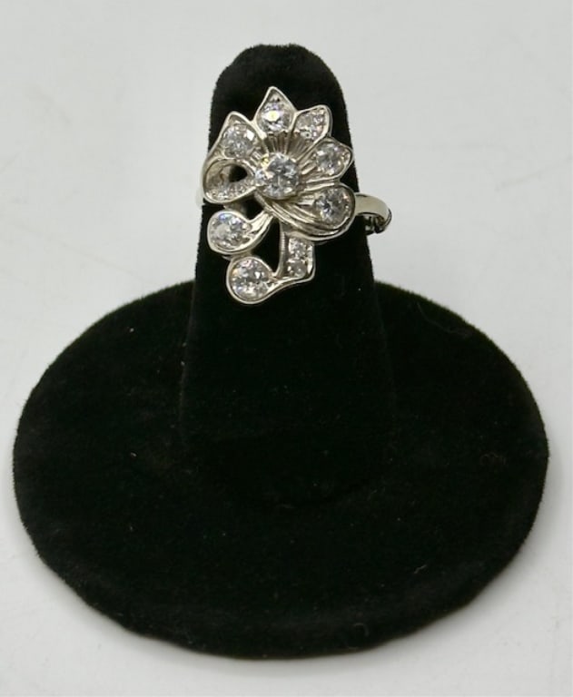 14K Diamond Statement Ring - 5.23g TW (1 of 9)