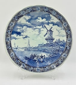 Vintage Boch for Royal Sphinx Delfts Charger