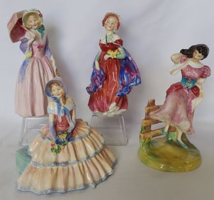4 Collectible Royal Doulton Figurines