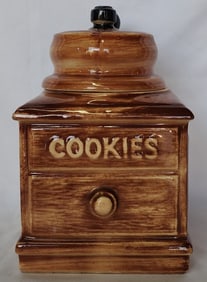 Vintage McCoy Coffee Grinder Cookie Jar