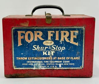 Vintage Shur Stop Fire Extinguisher Grenade Kit