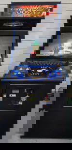 2007 Silver Strike Bowlers Club Arcade Game: 2007 Silver Strike Bowlers Club arcade game. Incredible Technologies Inc., copyrighted 2006. In working condition. Currently set to free play. Key included. Approximately 69"h x 28"w x 43.5"d. Photos