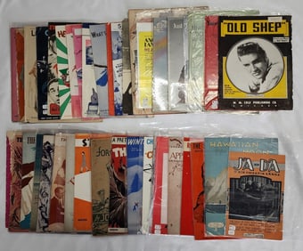 Large Assortment of Vintage Sheet Music