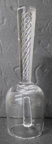 Steuben Crystal Spiral Dinner Bell