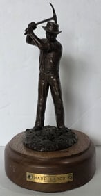 'Hard Labor' by Cypher Bronze Sculpture