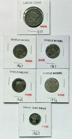 6 Collectible Rare US Coins