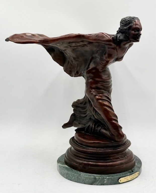 Charles Sykes 'Spirit of Ecstasy' Bronze Sculpture (1 of 15)