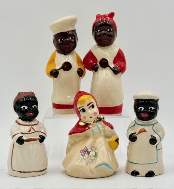 5pc Vintage Black Americana Kitchen Collectibles (1 of 16)