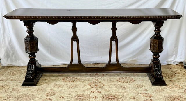 Vintage Renaissance Revival Altar Table (1 of 12)