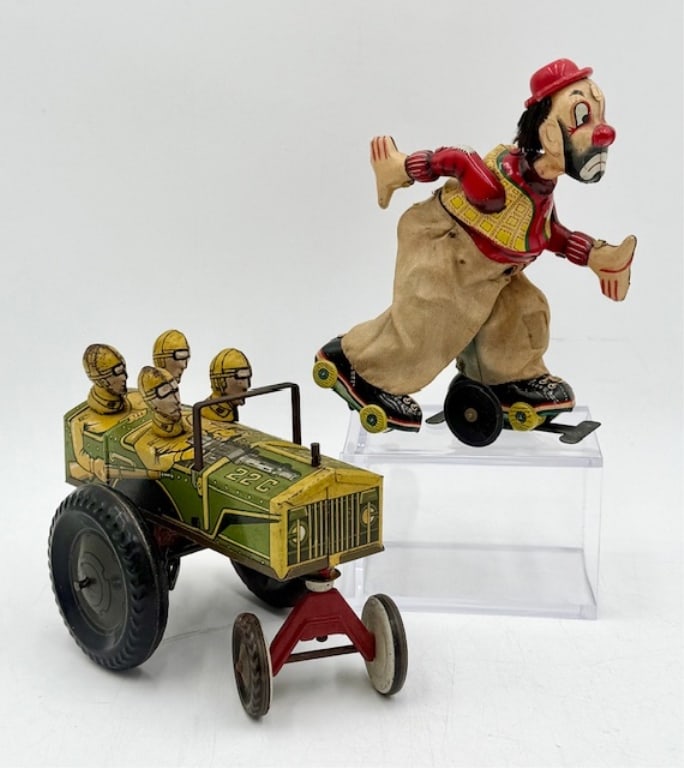 Japanese Tin Sears Exclusive Automatic Toll Gate.