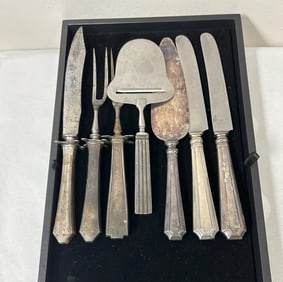Lot of Eight Sterling Silver Handle Flatware