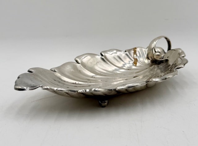 Sterling Silver Leaf Tray - 5.795oz