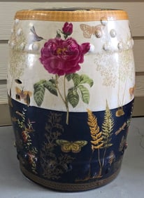 Vintage Decorative Ceramic Garden Stool
