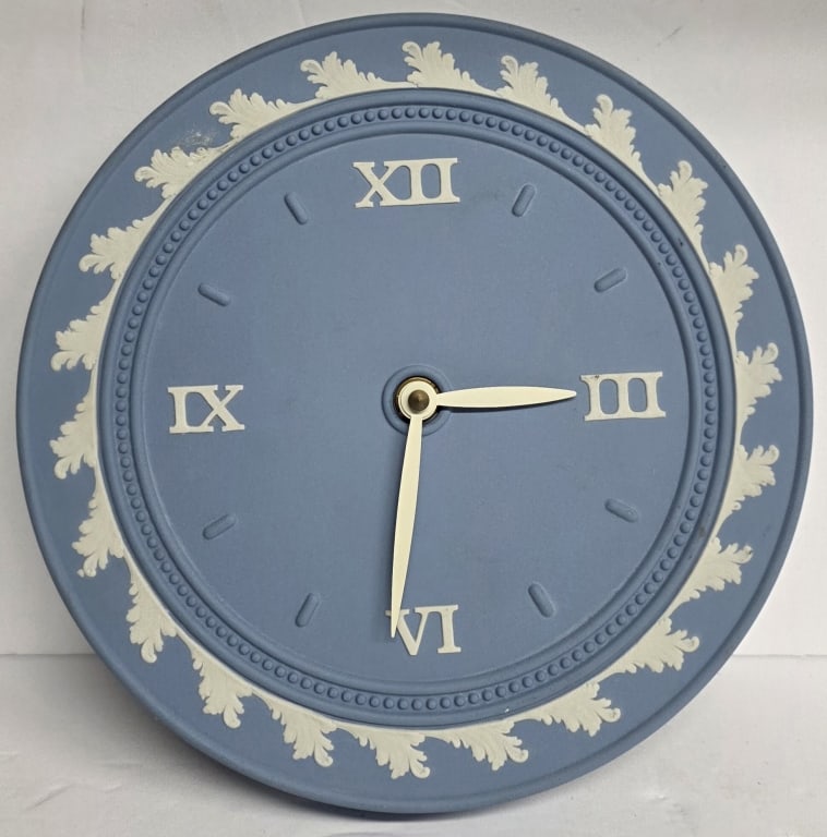 Wedgwood Blue Jasperware Wall Clock (1 of 6)