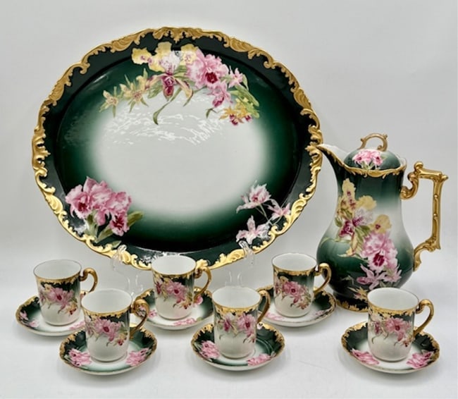 Beautiful Vintage Limoges Hand Painted Tea Set (1 of 20)