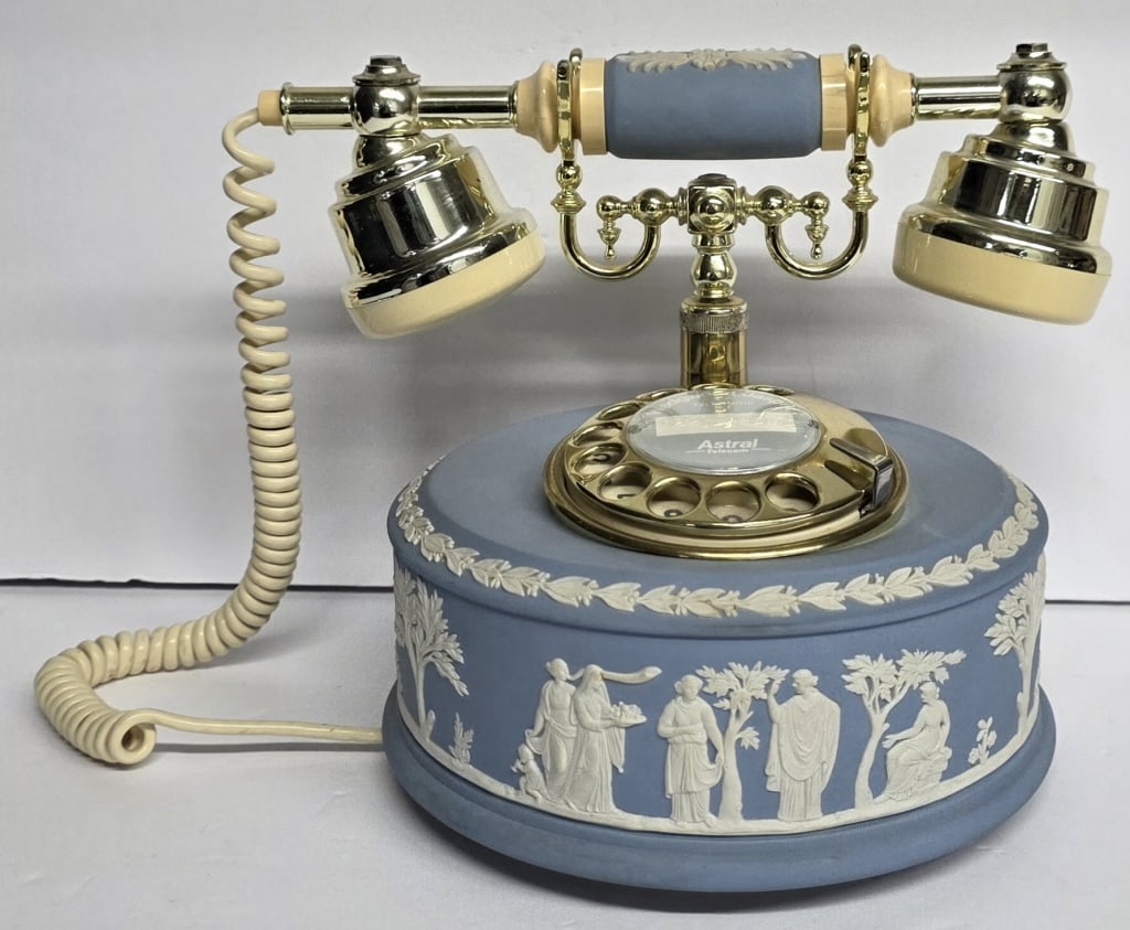 Vintage Wedgwood Jasperware Astral Telephone (1 of 12)