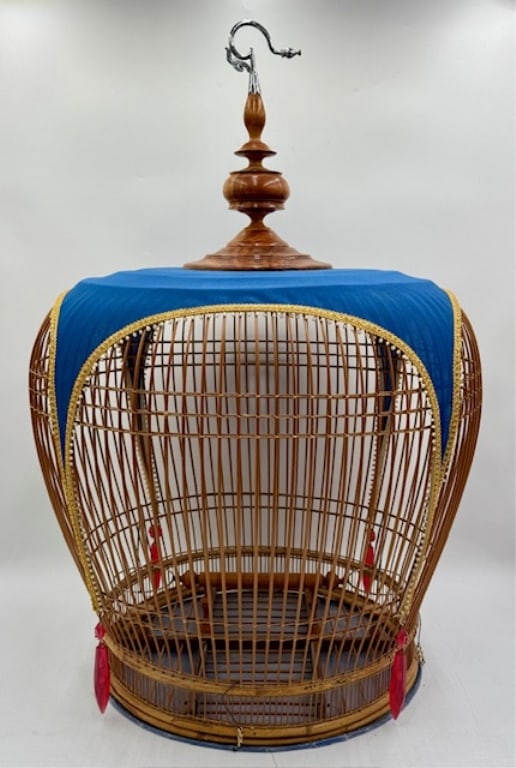 Traditional Southeast Asian Merbok Birdcage (1 of 10)