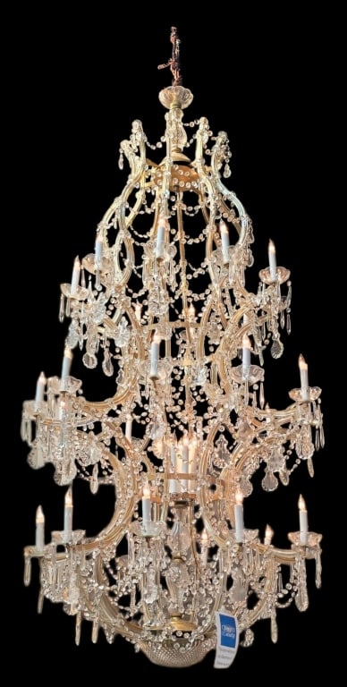 Stunning Grand Multi-Tiered Crystal Chandelier (1 of 5)