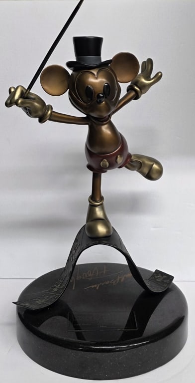 L.E. "Thru the Mirror" Mickey Mouse Bronze Statue (1 of 8)
