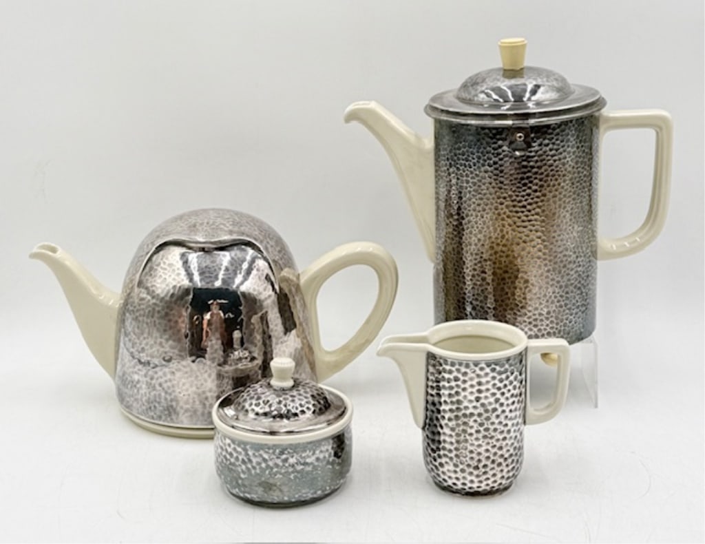 Art Deco Silver Plated Bauhaus Coffee & Tea Set (1 of 18)