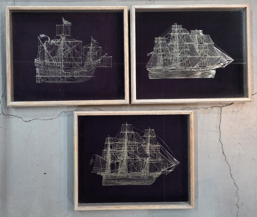 3 Sterling Silver Clipper Ship Thermopylae (1 of 6)