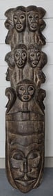 Hand Carved Tribal Totem Wall Hanging