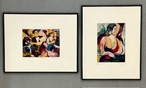 Pair of Shu Leu Signed & Numbered Prints