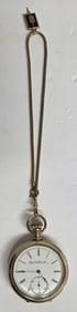Antique Elgin Pocket Watch With Fob