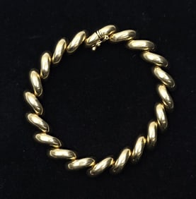 14k San Marco Link Bracelet - 17.8g