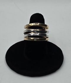 18k Two-Tone Mattioli Spinner Ring - 22g
