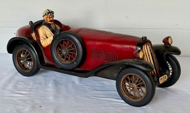 Vintage Model Racing Bugatti Sculpture (1 of 14)