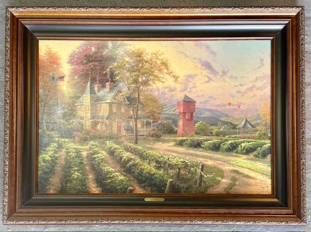 Thomas Kinkade 'Abundant Harvest' Lithograph (1 of 12)