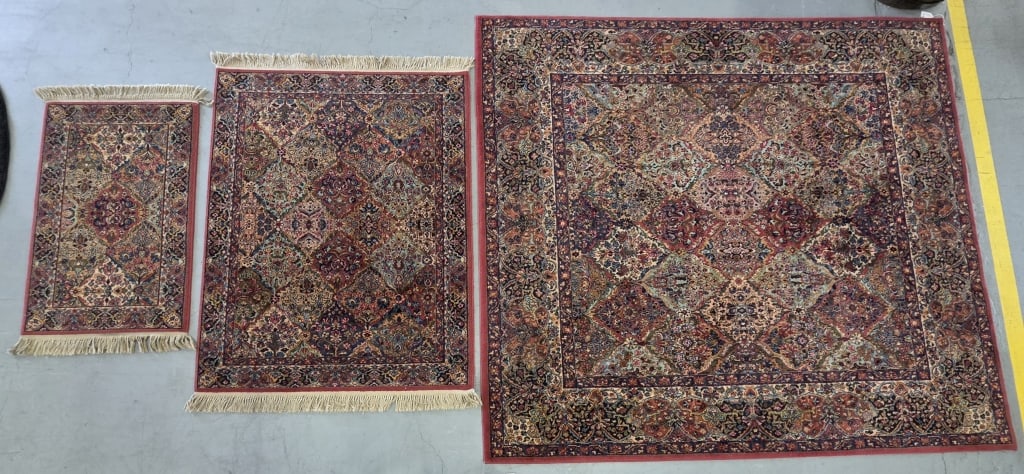 3 Kirman Collection Karastan Wool Rugs (1 of 6)
