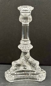 Tiffany & Co. Crystal Dolphin Candlestick Holder