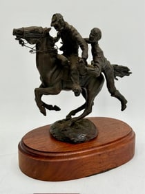 Signed & Numbered Hugh Trabandt Bronze Sculpture