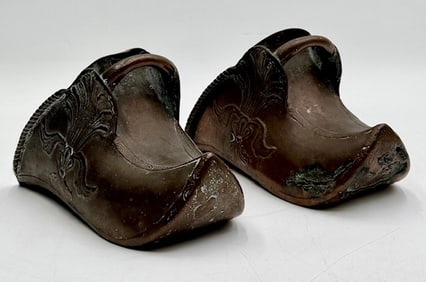 Vintage Bronze Spanish Colonial Slipper Stirrups