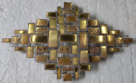 MCM Mario Jason Mixed Metal Wall Hanging