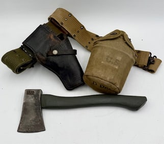 3pc Vintage U.S. Military Collectibles