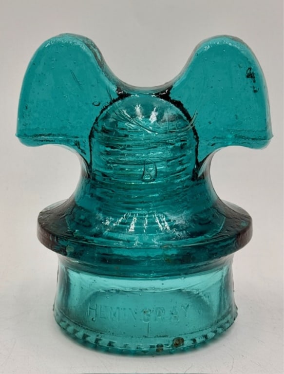 Vintage Hemingray Mickey Mouse Glass Insulator (1 of 9)