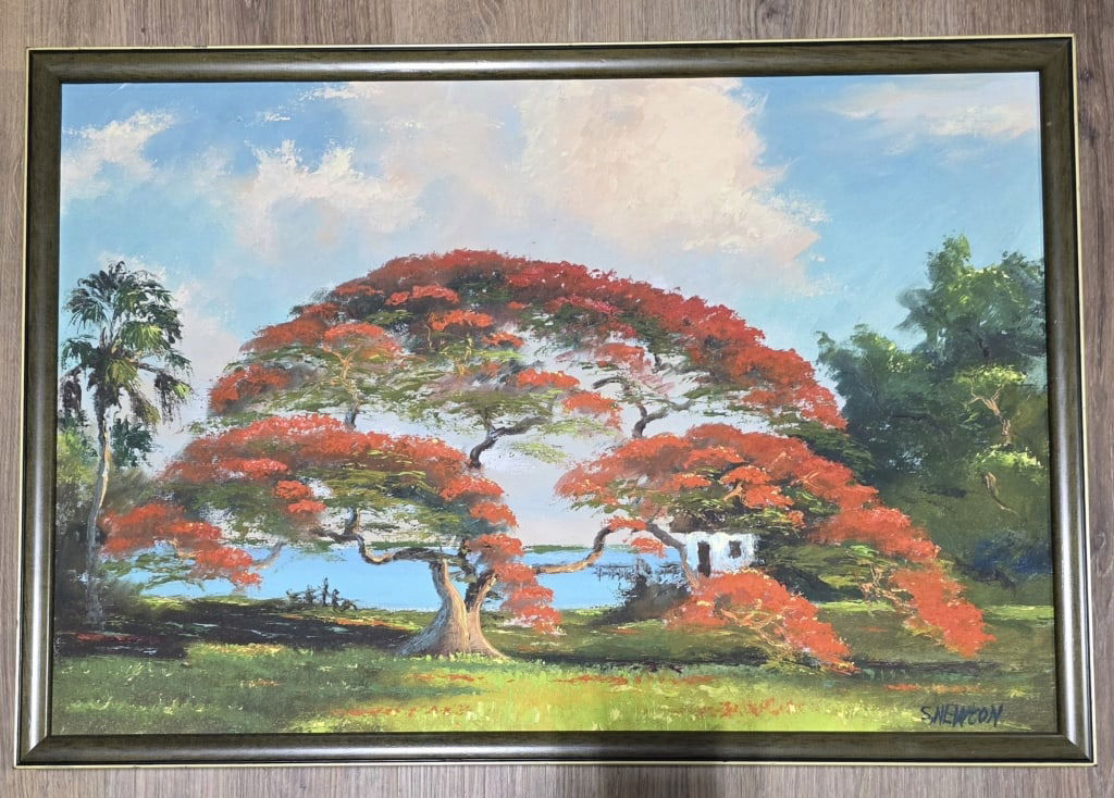 Fl. Highwaymen Sam Newton Signed Painting (1 of 6)